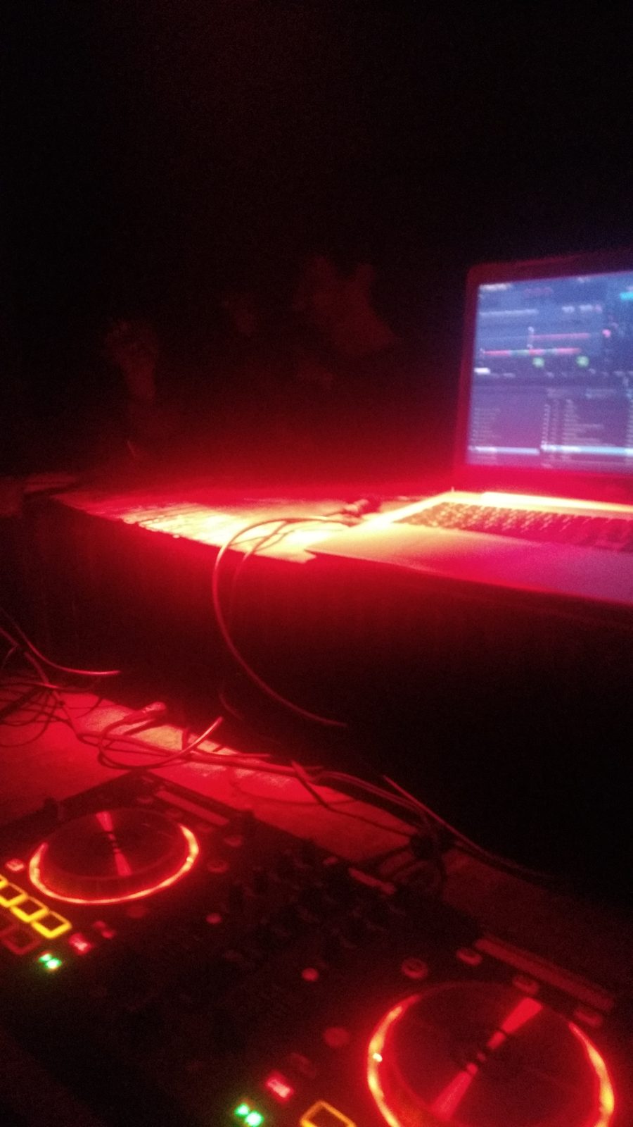 Detalle de set en vivo